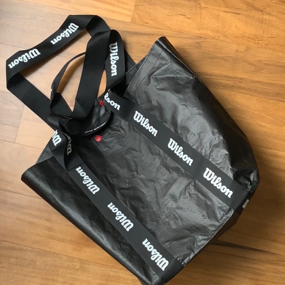 Wilson black tote shopping bag SMALL Wilson tote bag
